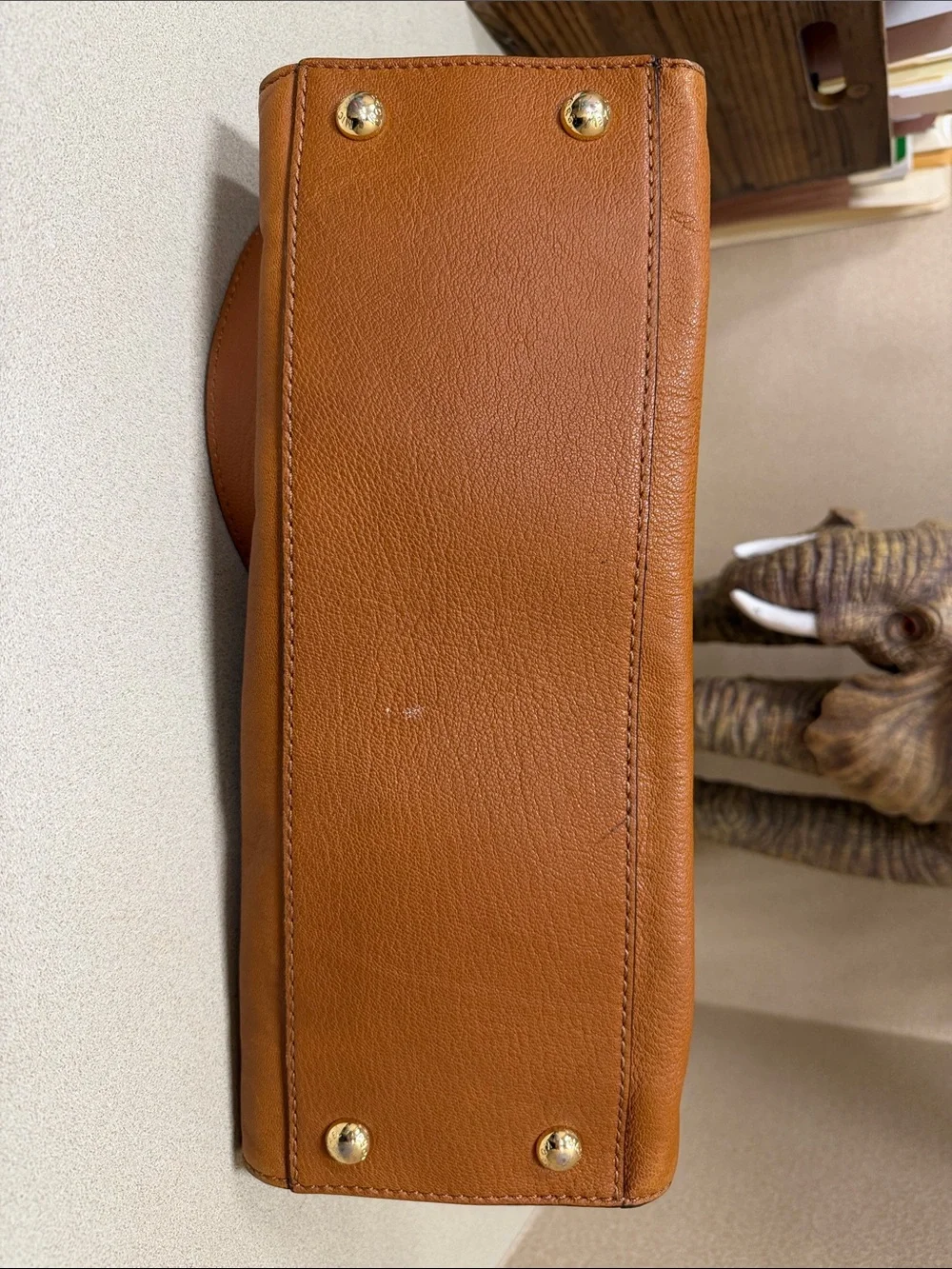 Michael Kors Hamilton Large North South Satchel in Luggage Color